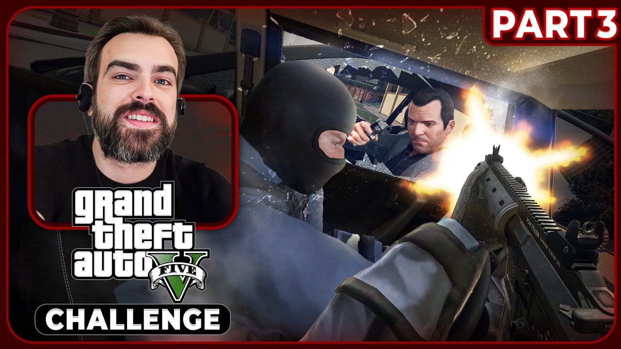 Can You Beat GTA 5 In 2nd Person Mode? (Challenge Run) [Part 3] [Full Livestream]