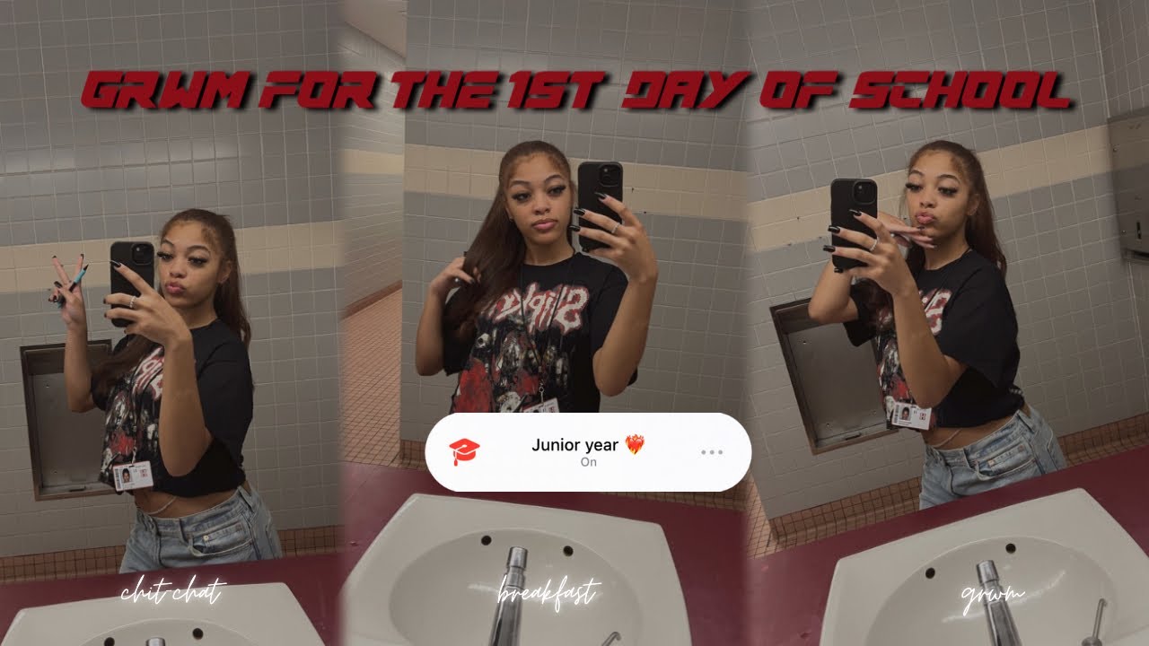 GRWM: first day of school *junior year* (2025) 