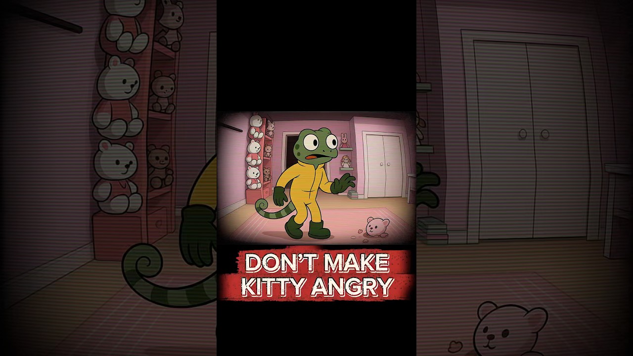 How to survive level 974 in the backrooms #kaposhow #horror #backrooms #mrkitty #shorts