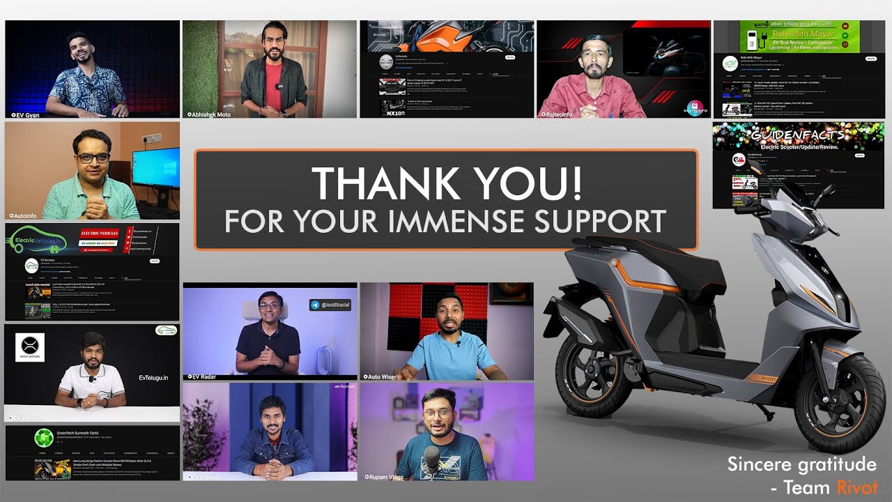 Thank you all for everything, we are truly grateful, NX100 Team RIVOT MOTORS, Belagavi.