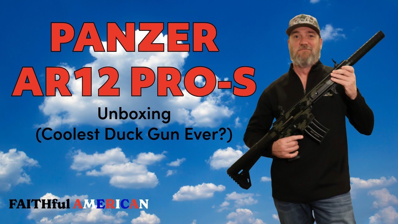 PANZER AR12 PRO-S 12GA Unboxing - The Coolest Duck Gun?
