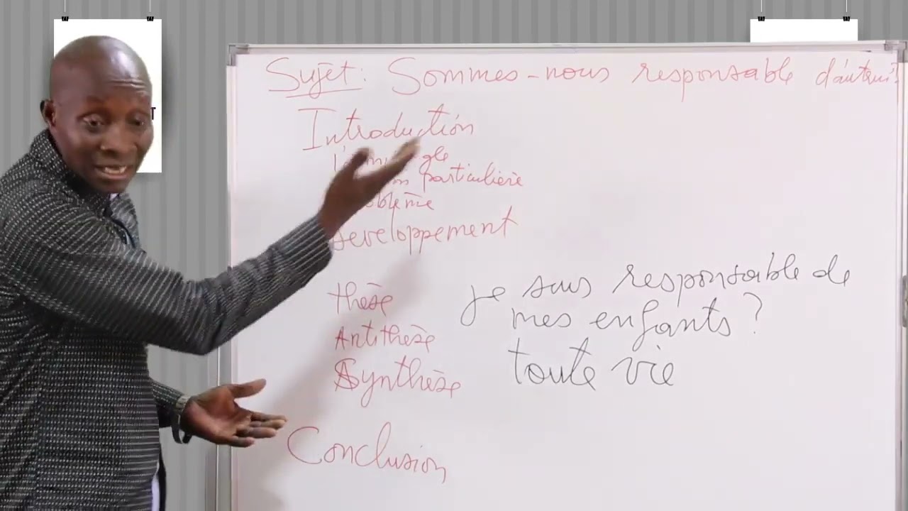 Sujet Philosophie 1 Sommes nous responsable d'autrui