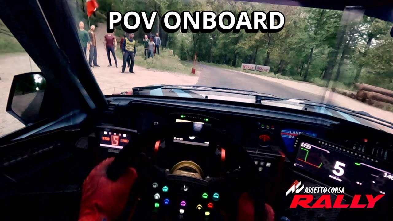 ASSETTO CORSA RALLY | POV ONBOARD TRIPLE SCREEN 4K | LANCIA DELTA - ALSACE SAVERNE STEIGENBACH