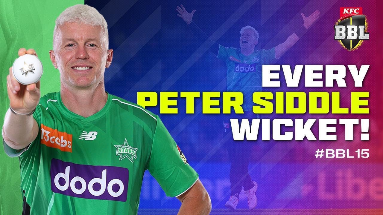 41 Years Old And Still Got It! 😮&zwj;💨 Every Peter Siddle Wicket | #BBL15