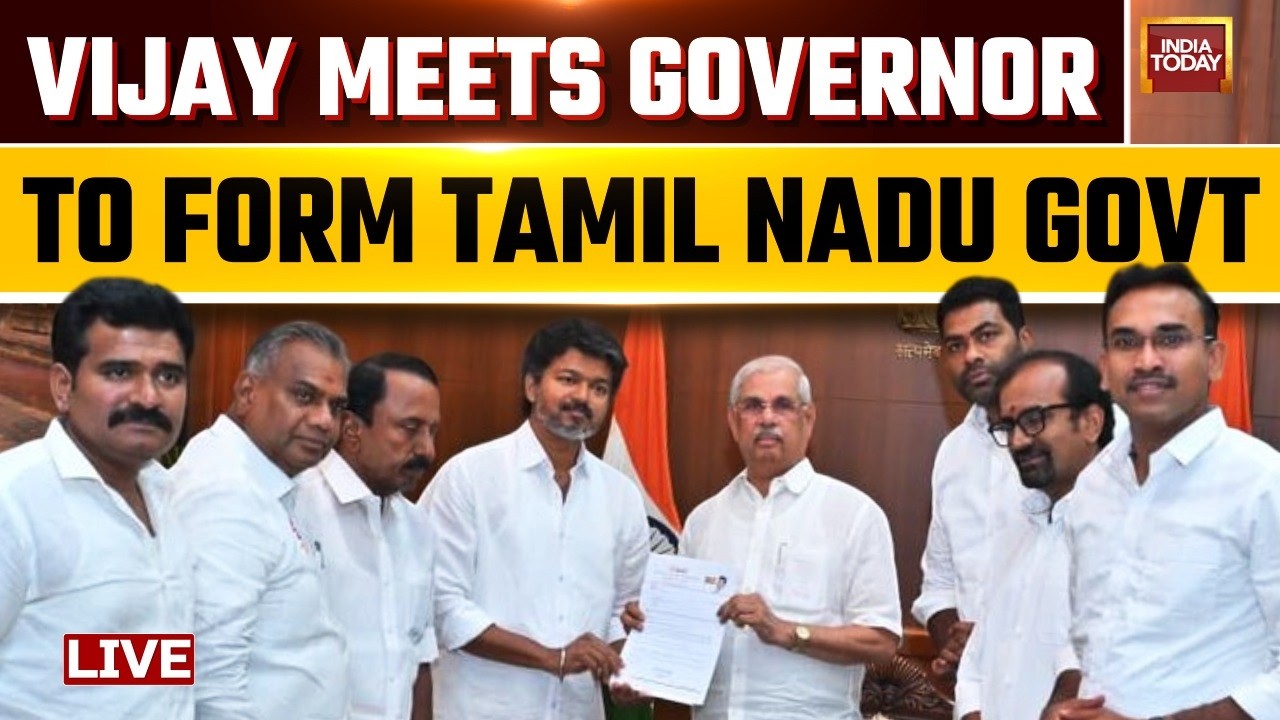 Vijay News Live: Vijay Meets Governor for 3rd Time After TVK Hits Exact 118 Majority | To The Point