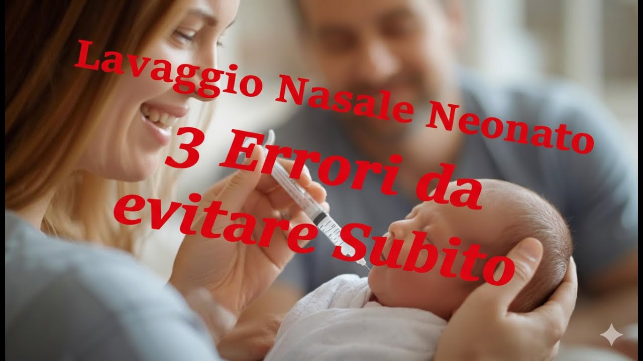 Lavaggio Nasale Neonato: 3 errori da evitare subito!