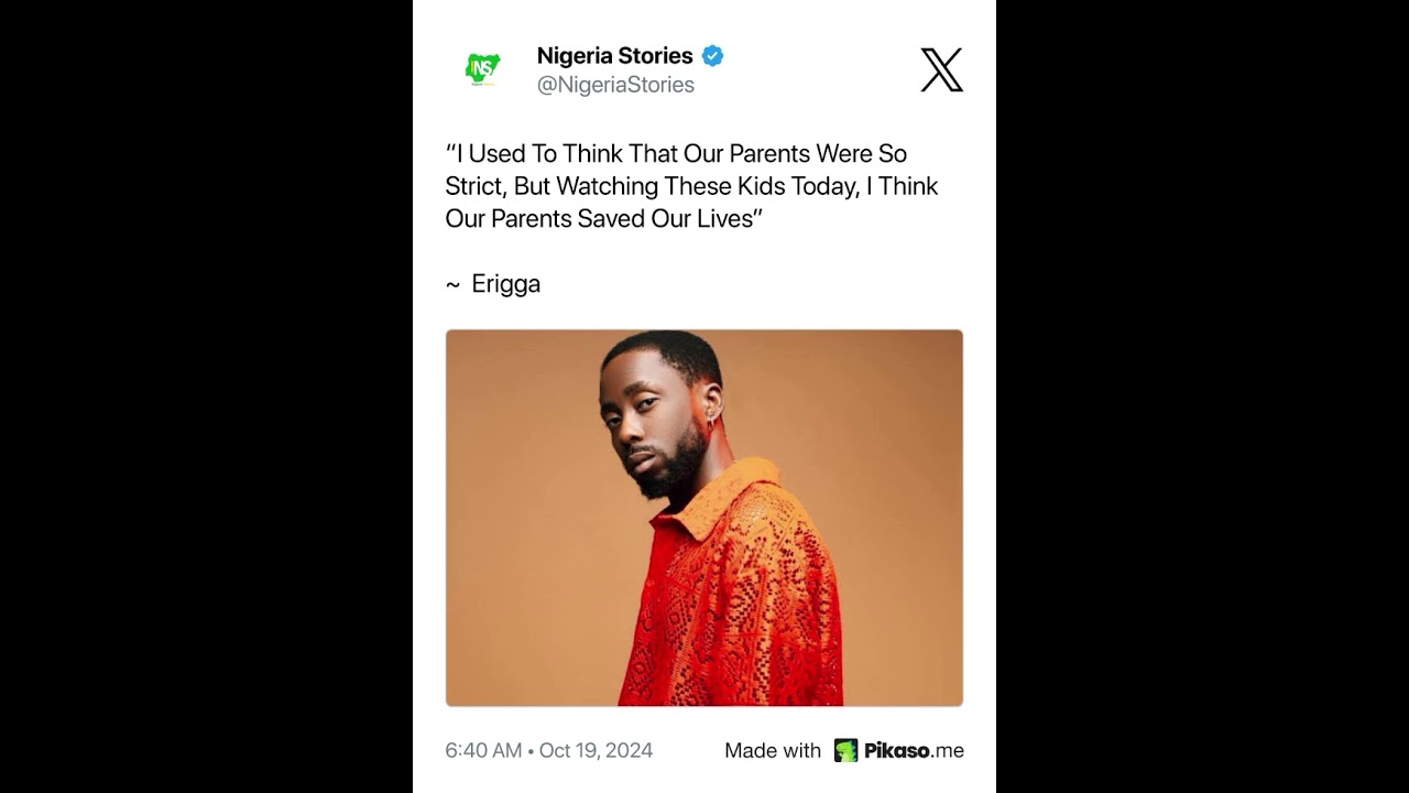 Erigga clarifies 