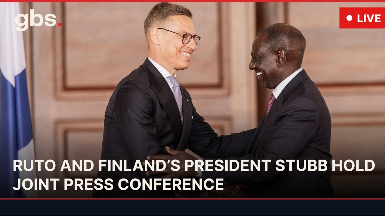 🔴LIVE: Kenya&rsquo;s President Ruto Holds Press Conference With Finland&rsquo;s Alexander Stubb | AC1W