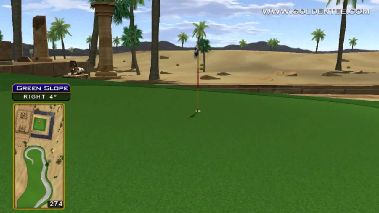 Golden Tee Great Shot on Falcon Sands!