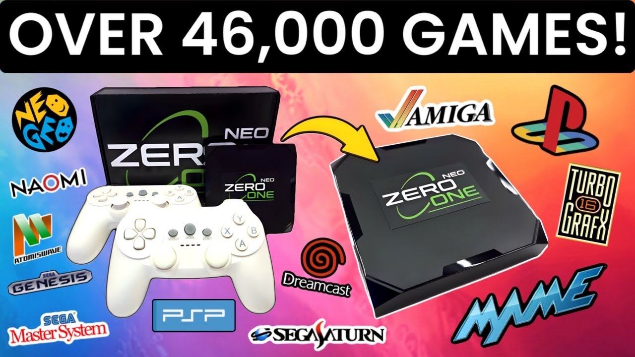 New Plug & Play Game Console With Over 46,000 Games Just Released! | Neo Zero One Game Console