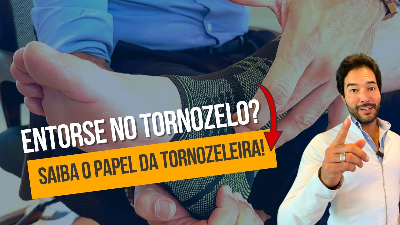 Entorse de tornozelo? Saiba o papel da tornozeleira!