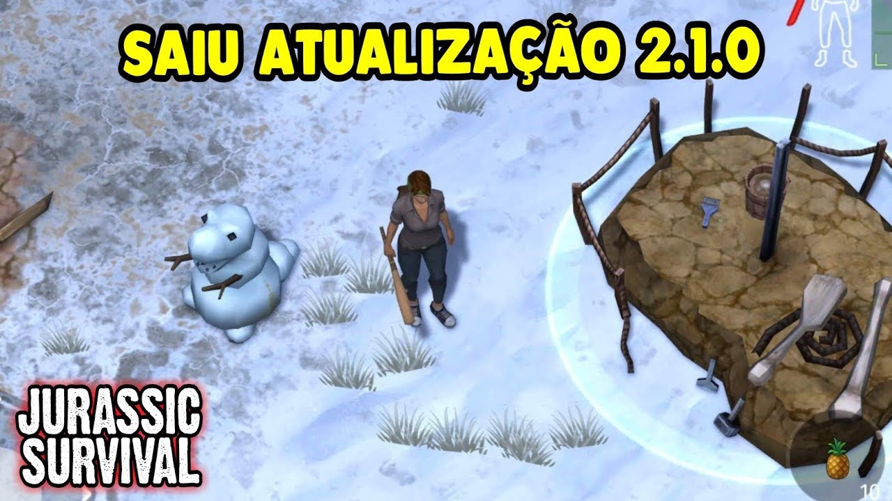 SAIU ATUALIZAÇÃO 2.1.0 - JURASSIC SURVIVAL #14