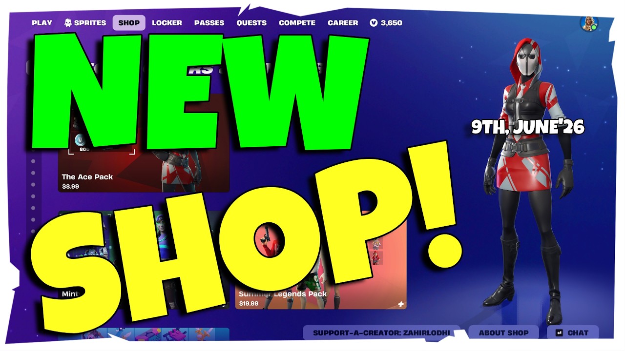 Fortnite Item Shop Update! [9th June, 2026] (CH7 S3)