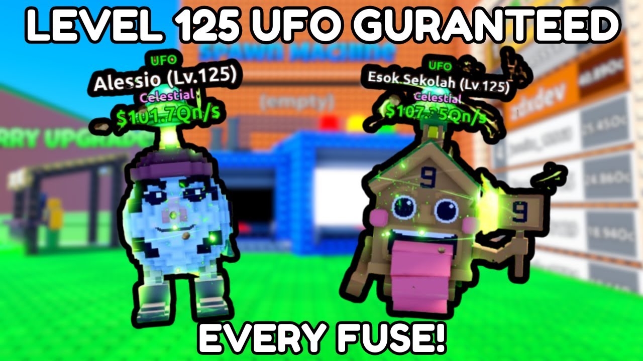 How to get level 125 UFO Brainrots Everytime! (Roblox Escape Tsunami For Brainrots)