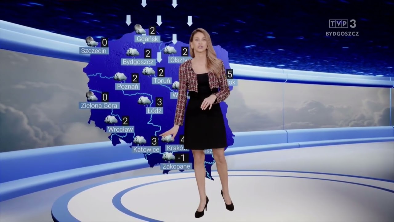 Pogoda TVP3 Bydgoszcz 16-17.03.2026