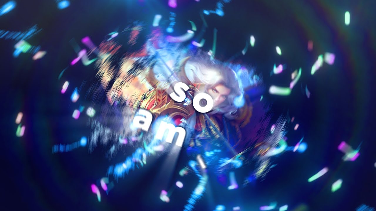 Gmv Typography MLBB (SO AM I - AVA MAX) After effects Zeex Edit, FREE PROJECT FILE!!!!