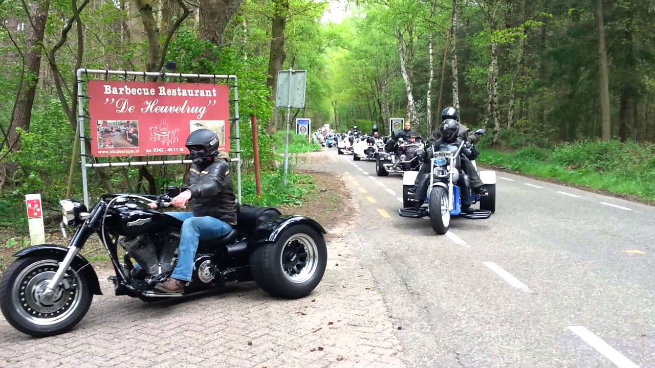 Gelders Trike Treffen 2015 Aankomst lunch locatie