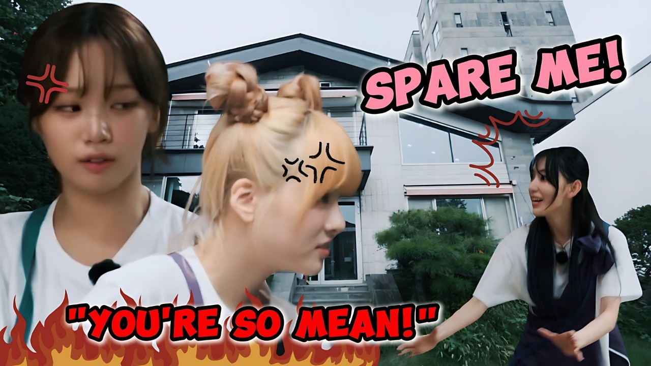 CHAEWON and EUNCHAE were MAD because of SAKURA 😡