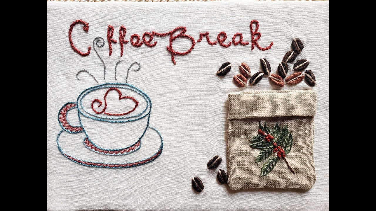 Bordando Café | Coffee Break | Decorando sua Cozinha