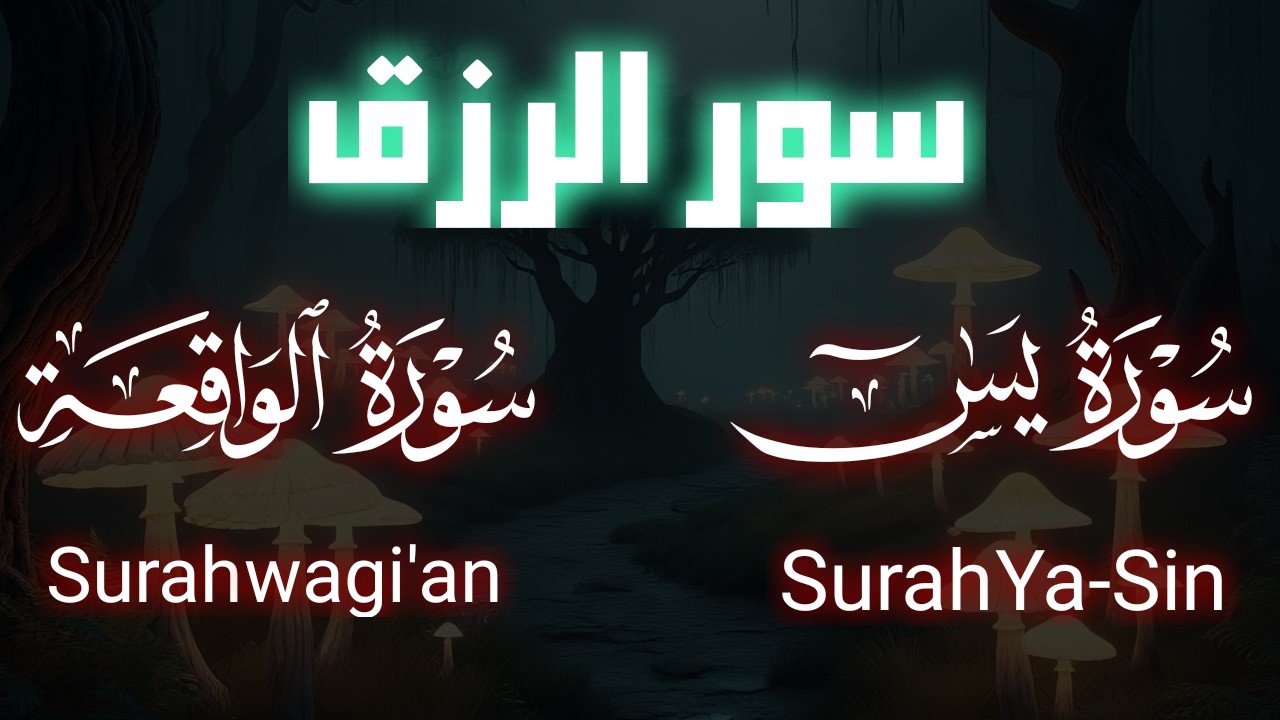 سورة يس - سورة الواقعة- سور الرزق