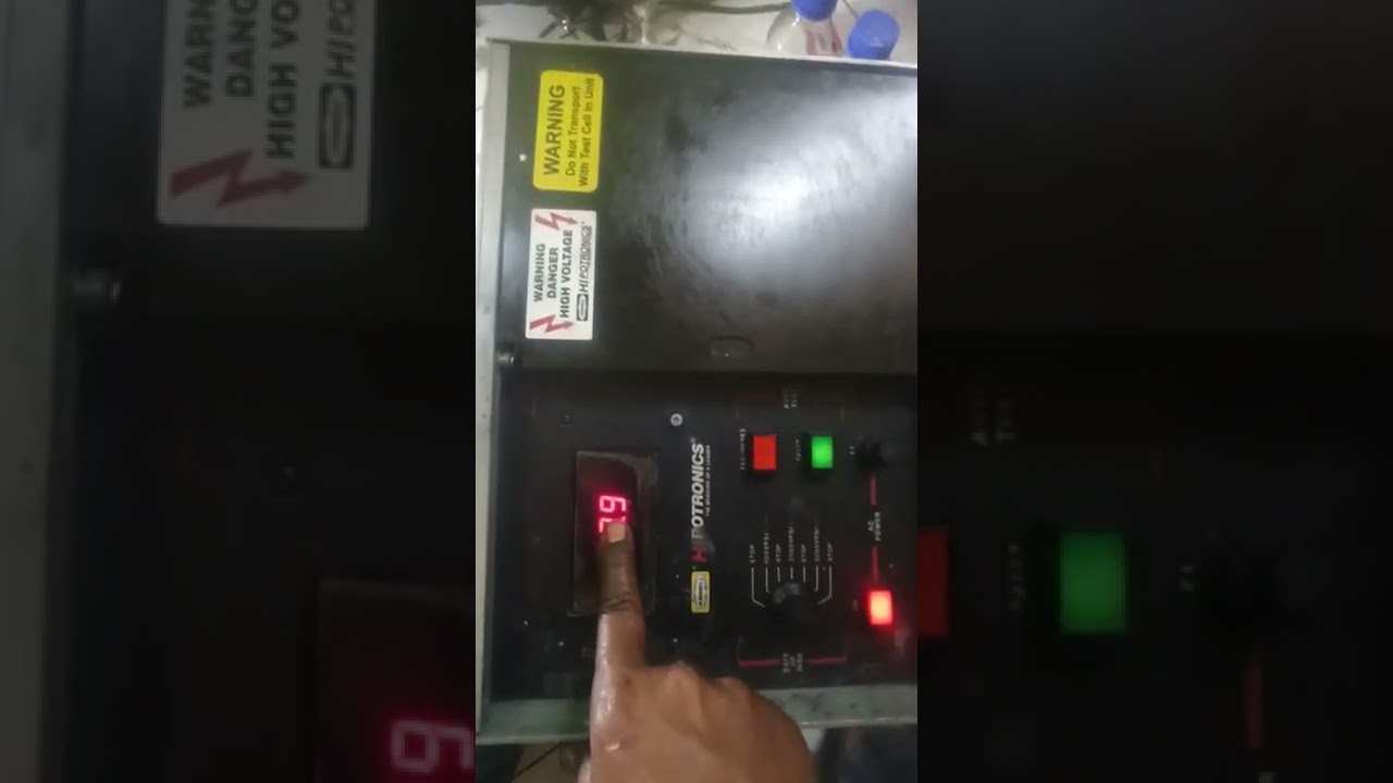 perbaikan bdv (breakdown oil) merek Hipotronics 60Kv rudy service batujajar tlp 085860853355.