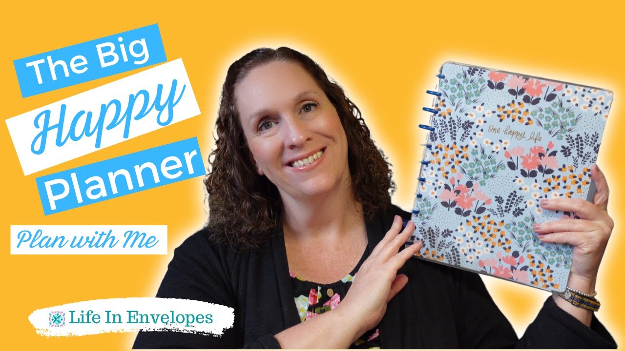 Big Happy Planner / Vertical / Plan With Me / May 2023 / Life In Envelopes Etsy Sticker Shop