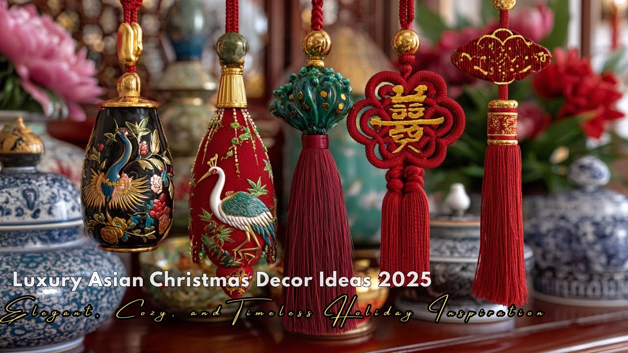 Luxury Asian Christmas Decor Ideas 2025  Elegant, Cozy, and Timeless Holiday Inspiration