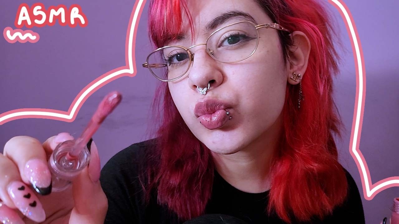 ASMR Applying lipstick on you and me! (again)