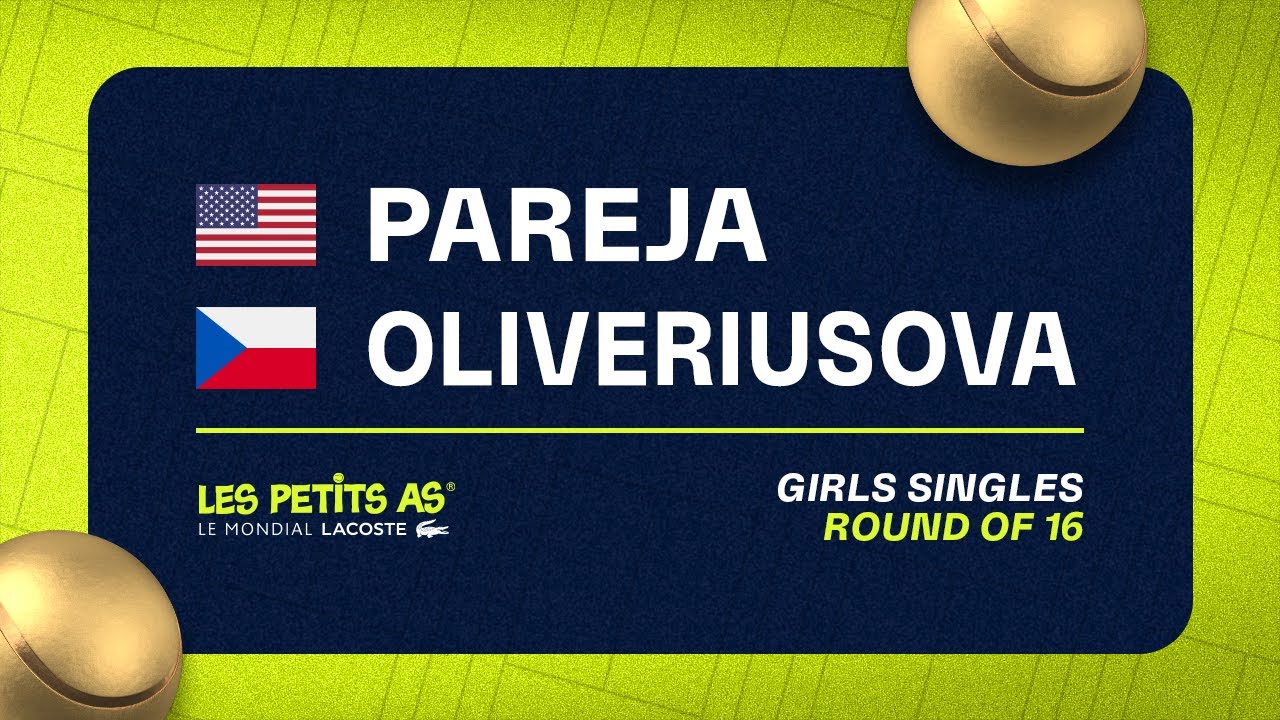 Les Petits As 2023 | Girls Singles Round of 16 | Julieta Pareja vs Sara Oliveriusova
