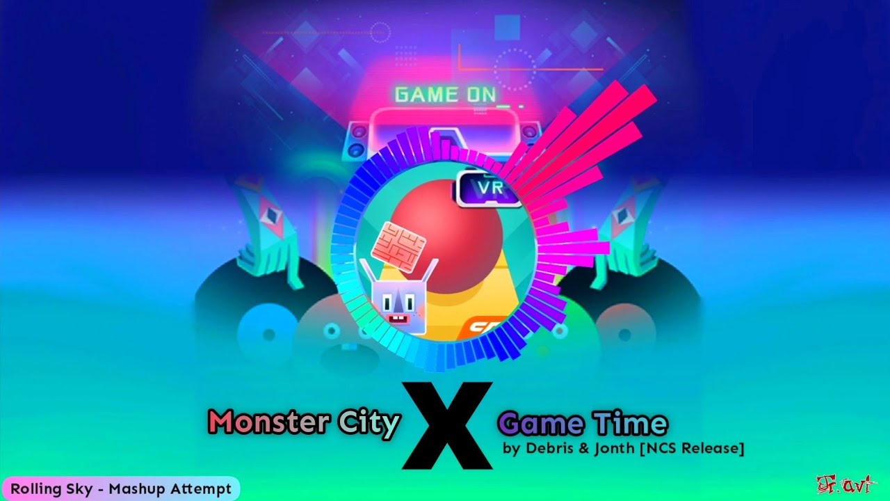 Rolling Sky - Monster City X Game Time (Music Mashup) [300 Subs Special]