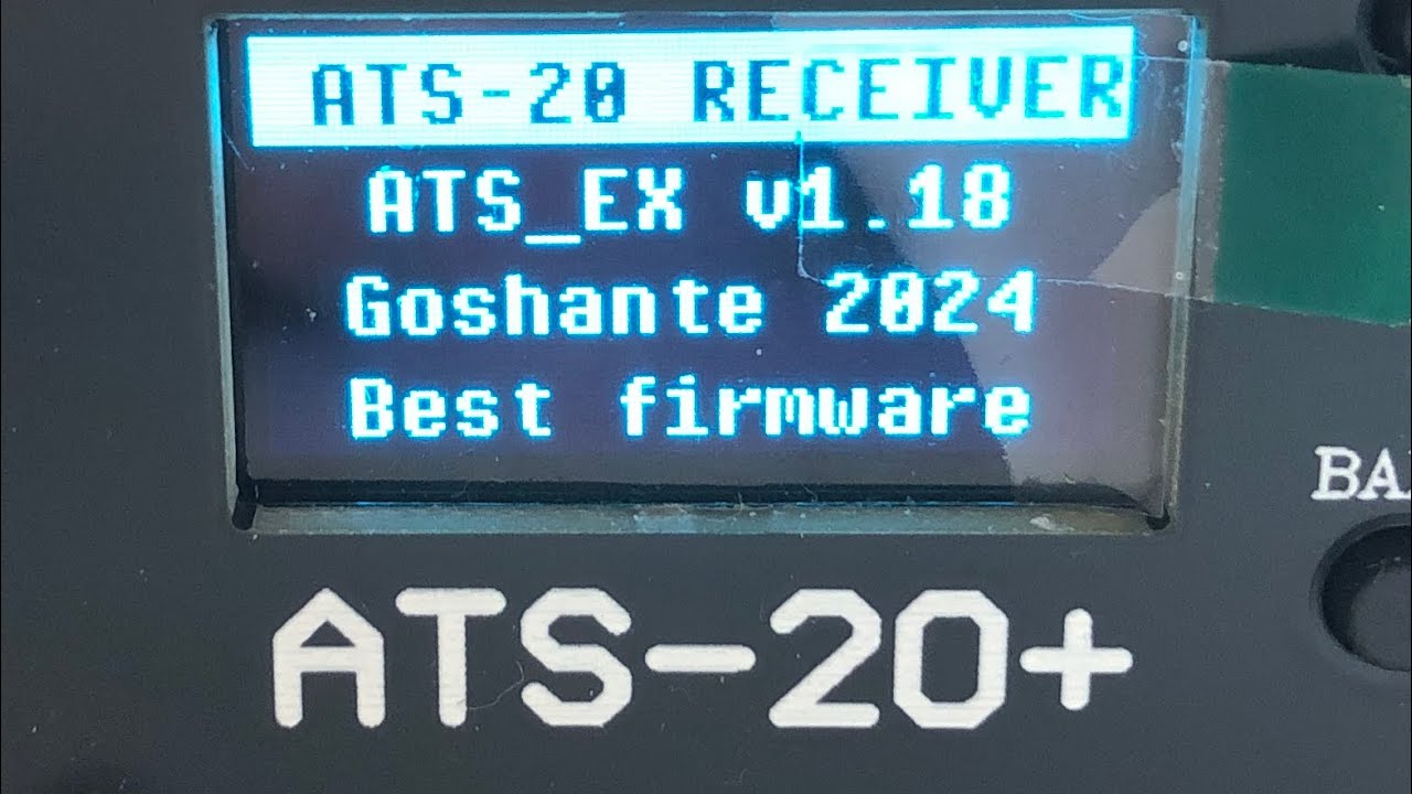 ODBIORNIK ATS-20+ ODBIÓR NA ANTENIE Z ZESTAWU.