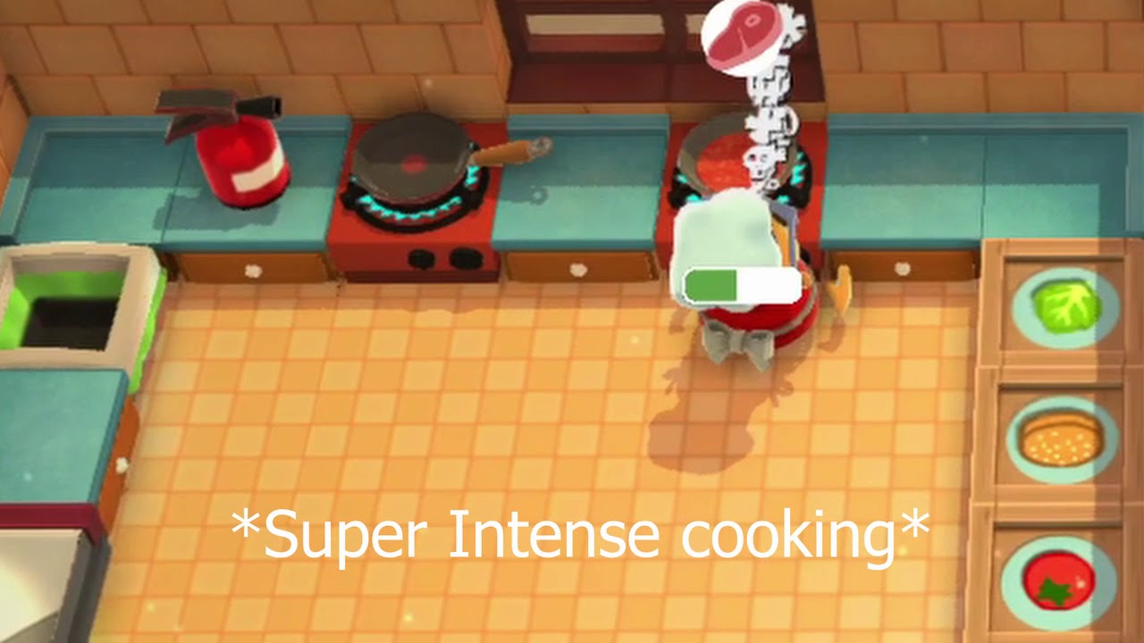 Overcooked with my girlfriend again