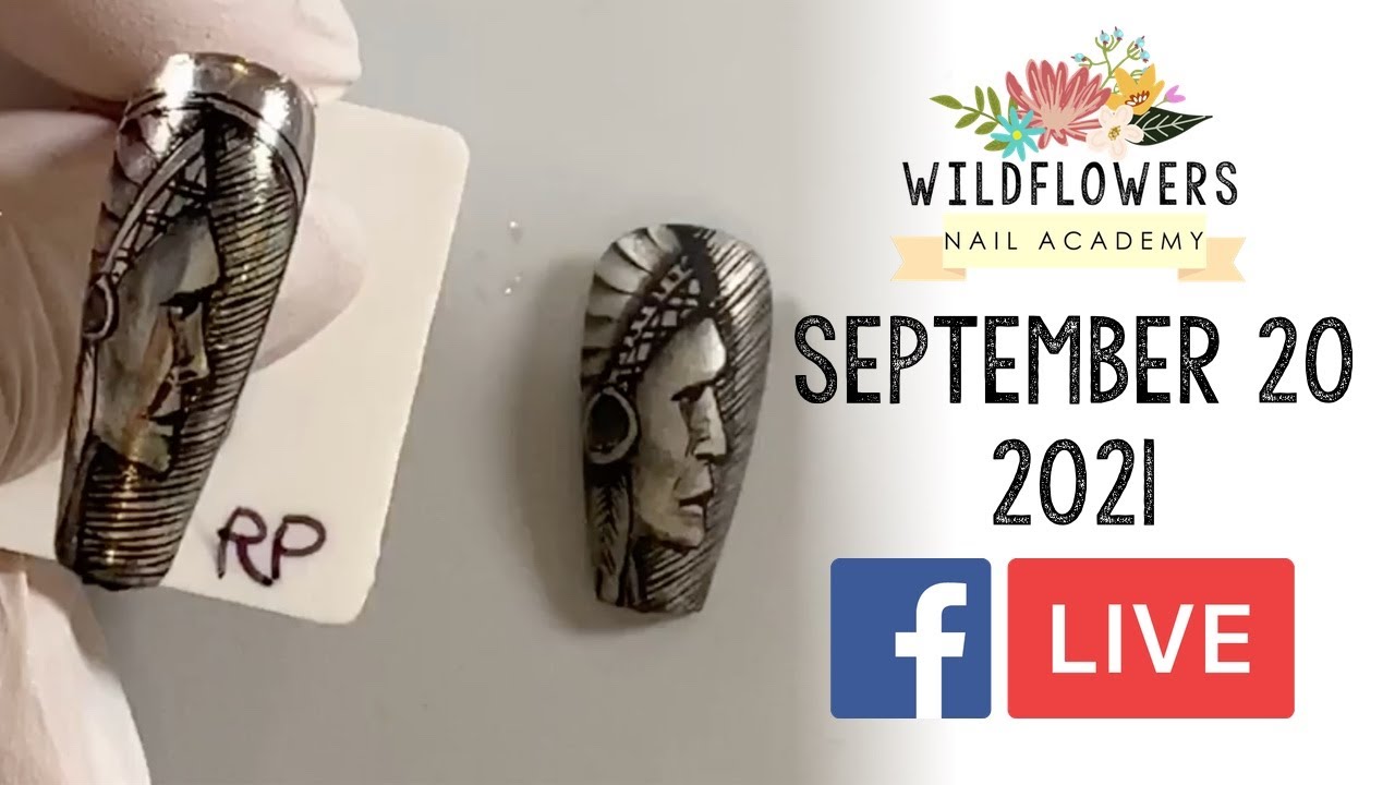 Nail Art that looks like a coin!  Bas-Relief for nails.  Buffalo Hobo Nickel Nailart.