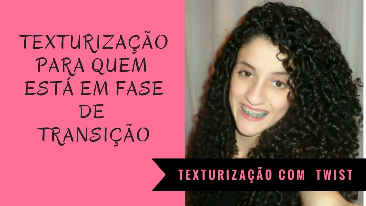 Texturiza&ccedil;&atilde;o com Twists - c0mo cachear a parte lisa do cabelo