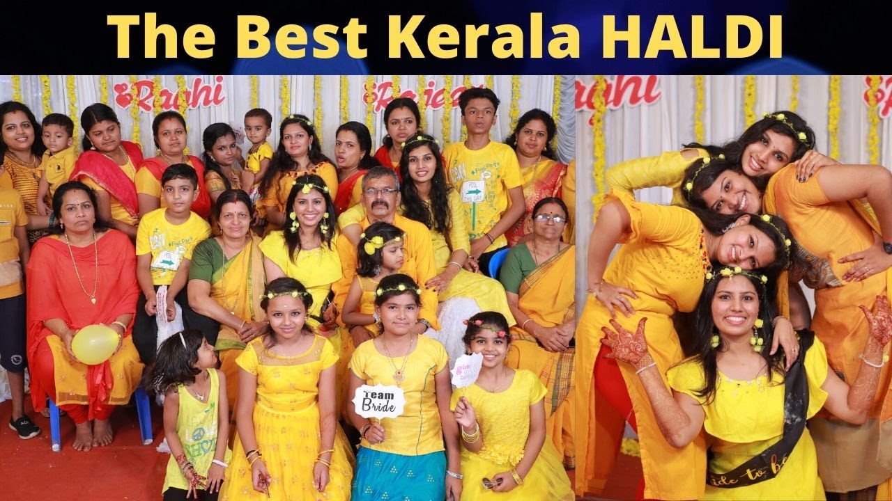 KERALA HINDU HALDI CEREMONY | My Haldi video
