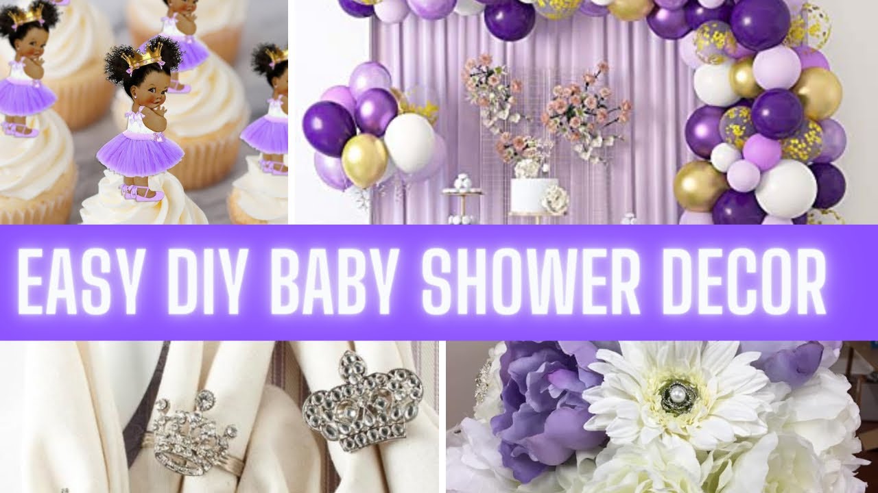 NEW!  DIY BABY SHOWER DECOR | EVENT PLANNING| SATURDAY SCHOOL| LIVING LUXURIOUSLY FOR LESS
