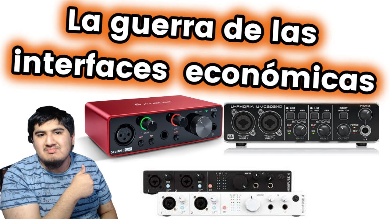 BEHRINGER U-PHORIA VS FOCUSRITE SCARLETT VS ARTURIA MINIFUSE 👌👌
