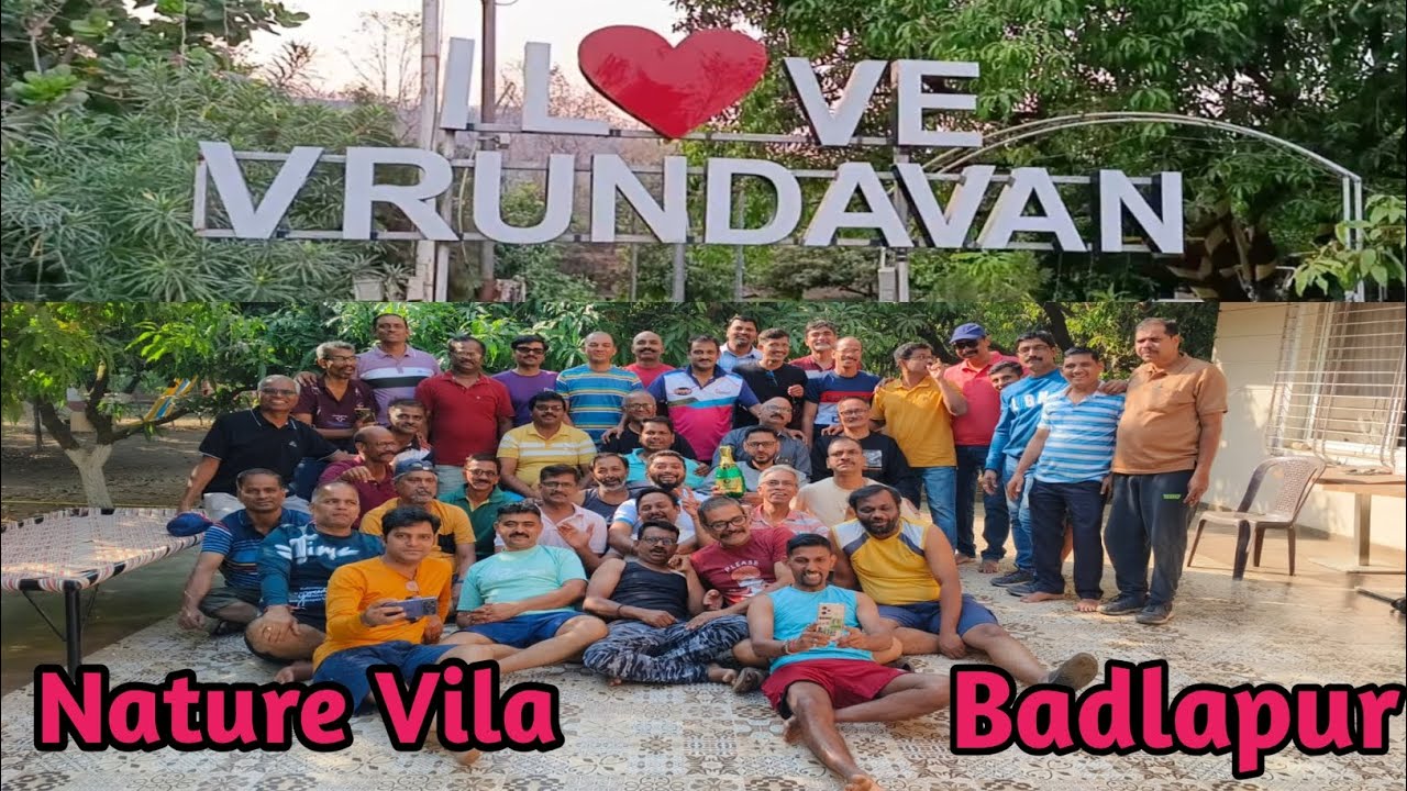 Vrudavan Resort Badlapur|| Nature Vila Party to banti hai||