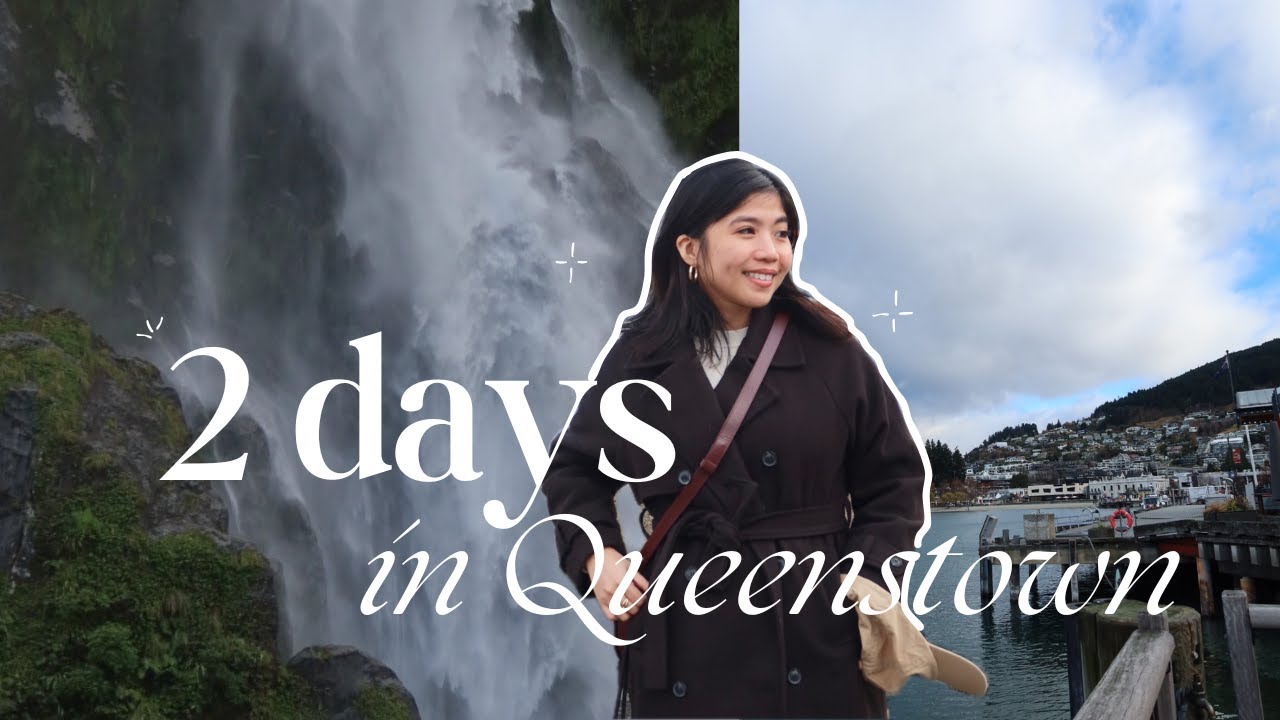 New Zealand Vlog | 2 days in Queenstown 🗻 onsen, te anau, milford sound, best restaurants 🥯🇳🇿