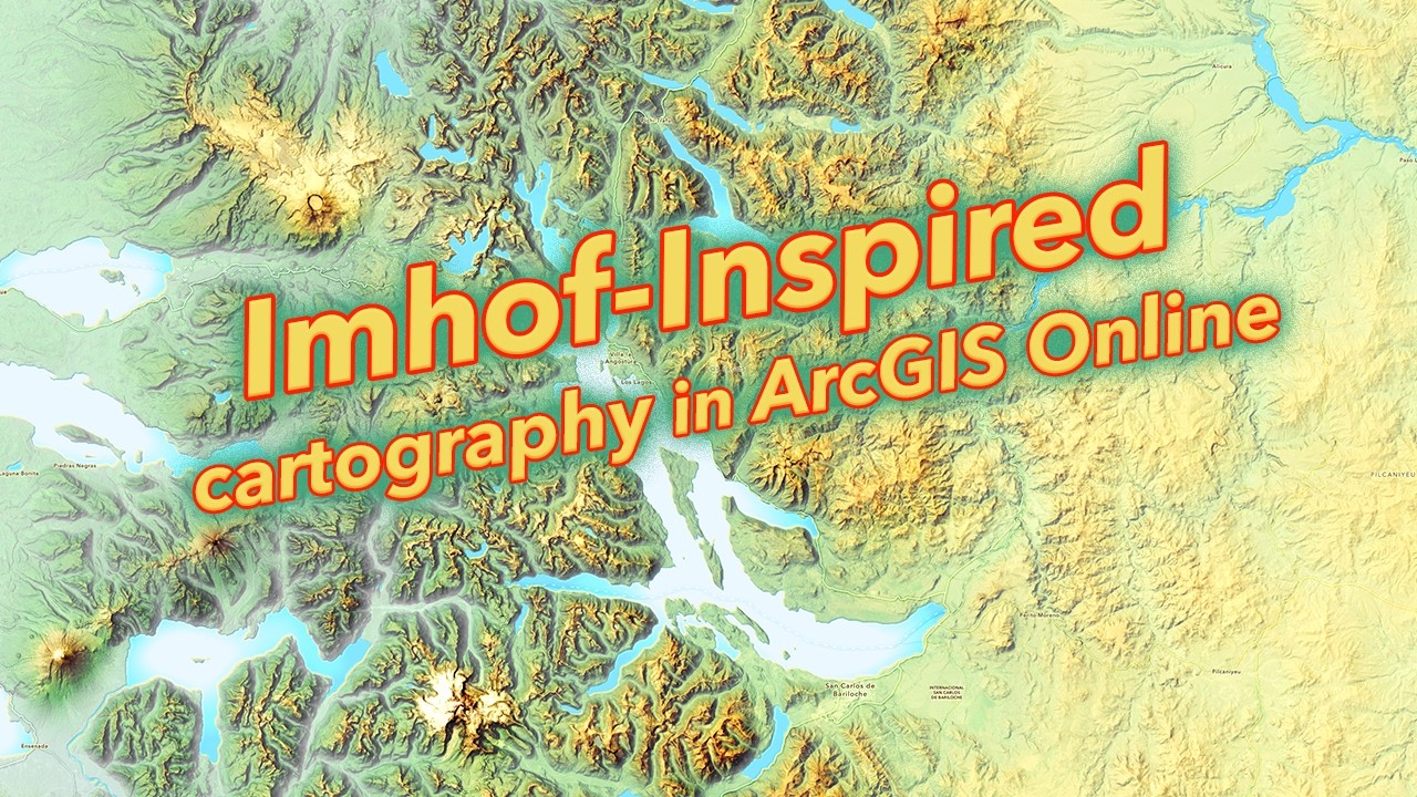Картография по методу Имхофа в ArcGIS Online