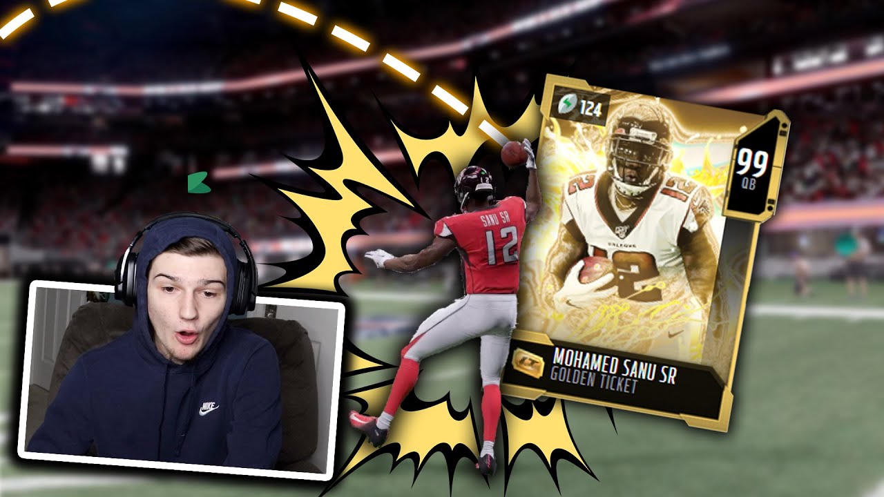 GOLDEN TICKET MOHAMED SANU IS TOO GOOD! *BEST QUARTERBACK IN MADDEN* Madden 20 Gameplay