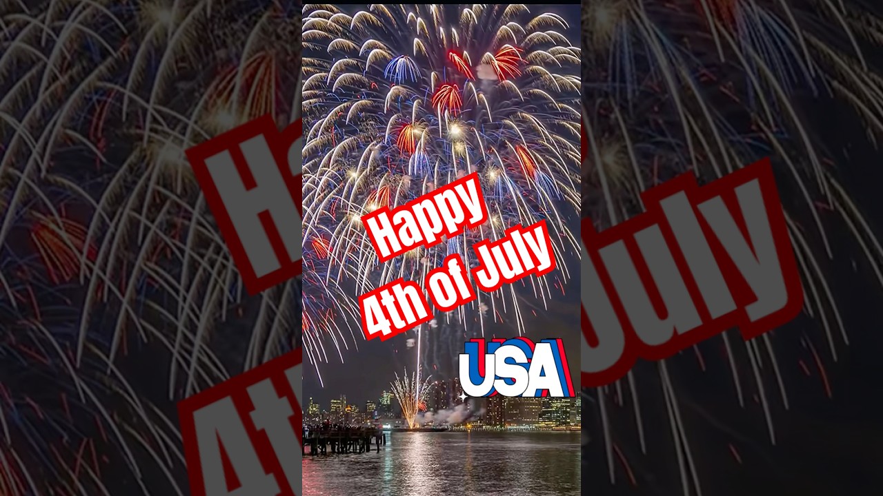 Happy 4th of july 🇺🇸 4th of july fireworks | Independence Day wishes status #shorts #songs