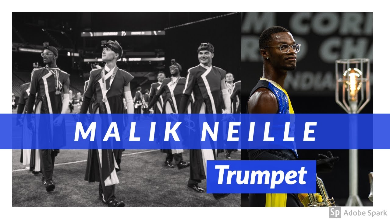 Blue Devils 2019 | Ghostlight | Lead Trumpet Soloist Headcam | Malik Neille