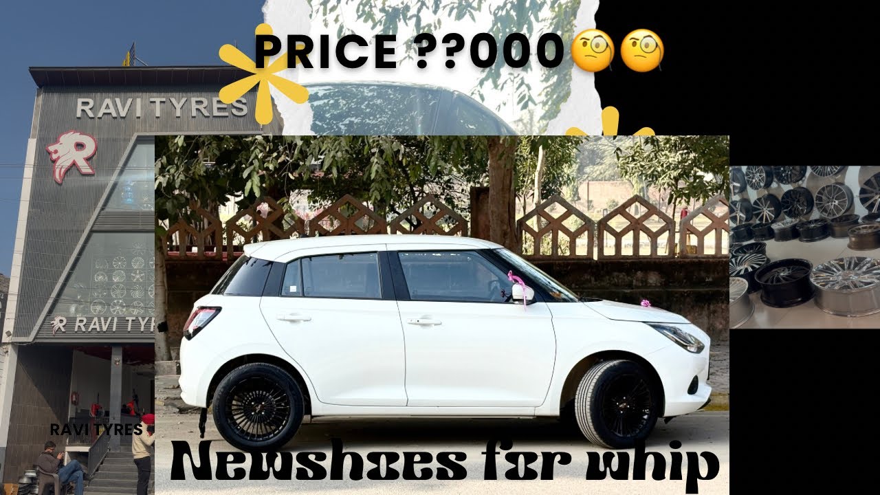 New Alloy Wheels Installed 😍 | Car Look Upgrade 🔥#alloy#wheel#swift 