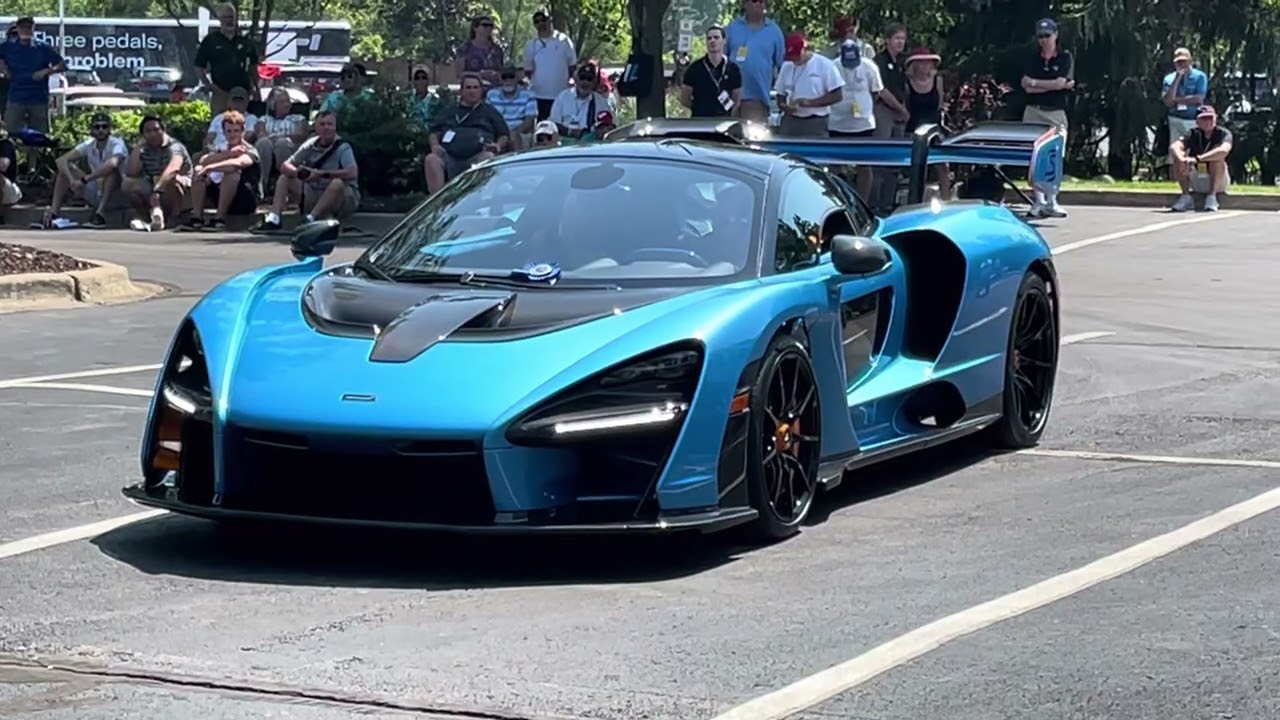 2020 McLaren Senna at the 2021 Concours d'Elegance of America in Plymouth, Michigan