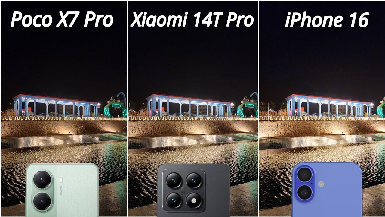 Тест камеры Poco X7 Pro против Xiaomi 14T Pro и iPhone 16