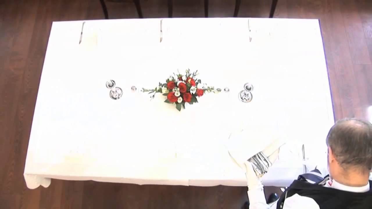 Table set-up 5 Course Menu