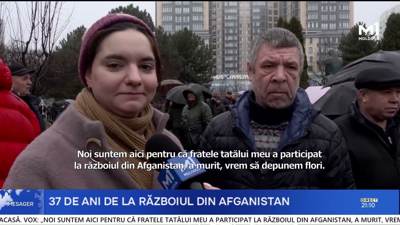 Cei 301 moldoveni căzuți în războiul din Afganistan, comemorați la Chișinău