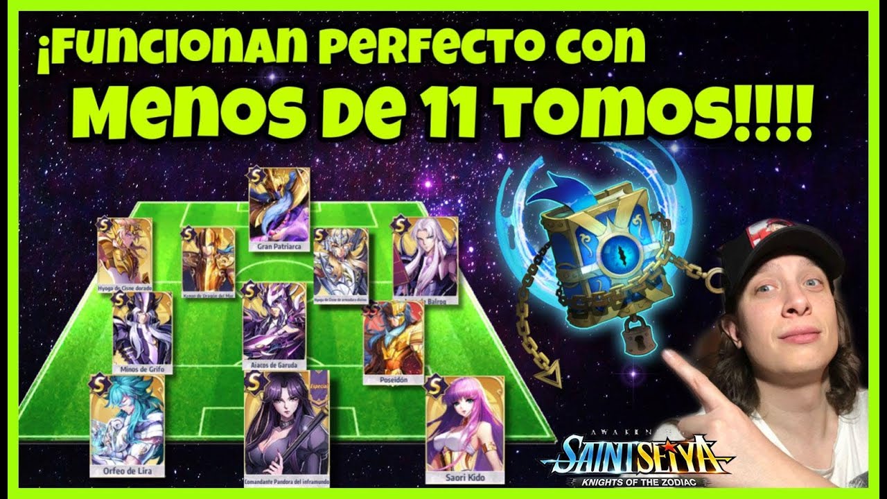🔥 ¡11 PERSONAJES para armar con MENOS DE 11 TOMOS!!! 🔥 ¡FUNCIONAN PERFECTO! 🔥 Saint Seiya Awakening