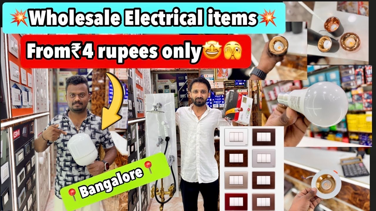 Wholesale Electrical items in Bangalore💥 | Electrical items Bangalore | #electricalitems 